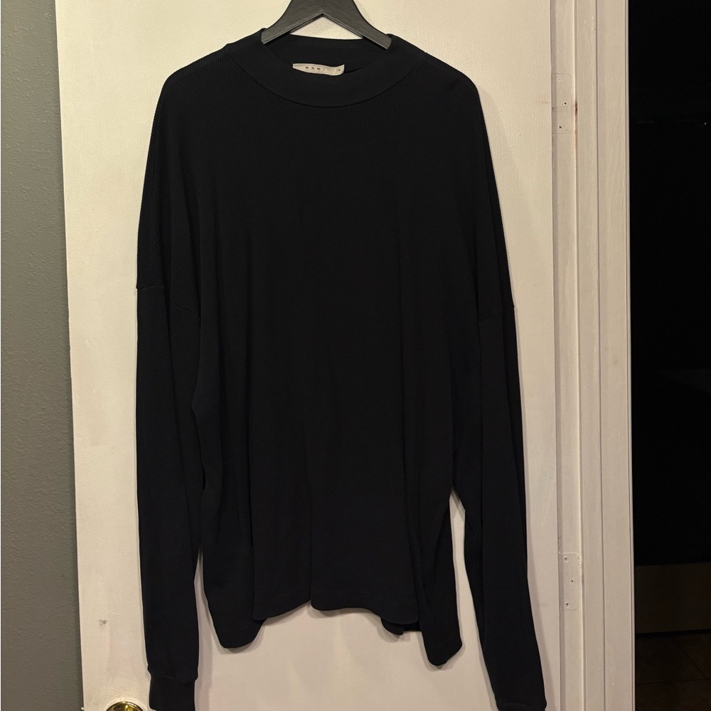 MNML Black Long Sleeve Tee